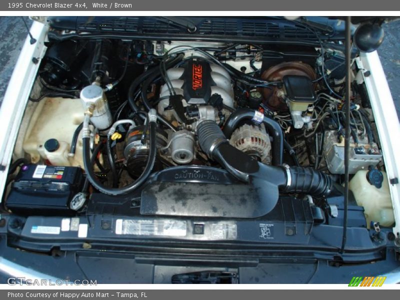 White / Brown 1995 Chevrolet Blazer 4x4
