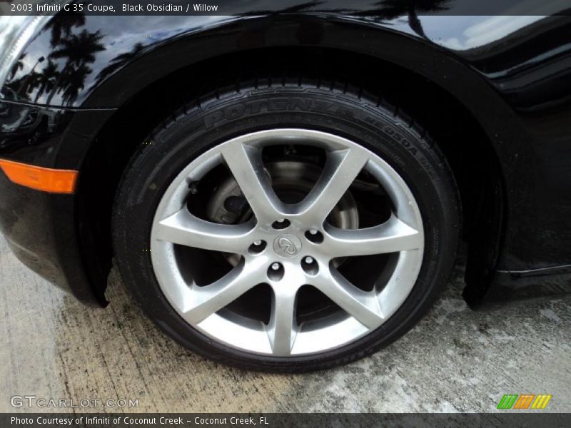 Black Obsidian / Willow 2003 Infiniti G 35 Coupe