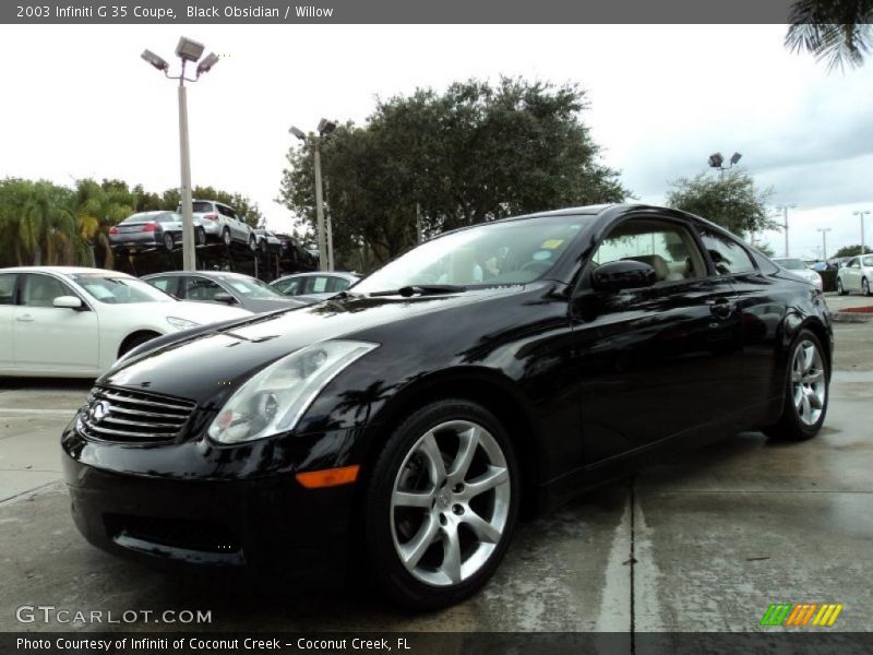 Black Obsidian / Willow 2003 Infiniti G 35 Coupe