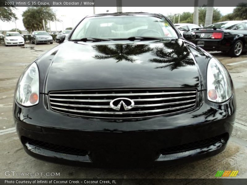 Black Obsidian / Willow 2003 Infiniti G 35 Coupe