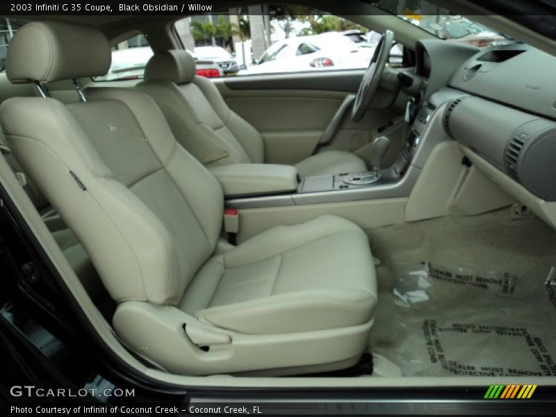 Black Obsidian / Willow 2003 Infiniti G 35 Coupe