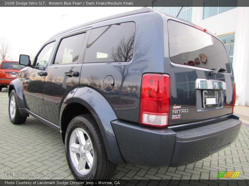 Modern Blue Pearl / Dark Khaki/Medium Khaki 2008 Dodge Nitro SLT
