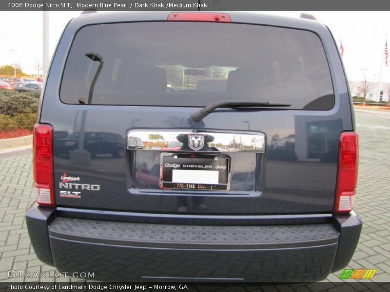 Modern Blue Pearl / Dark Khaki/Medium Khaki 2008 Dodge Nitro SLT