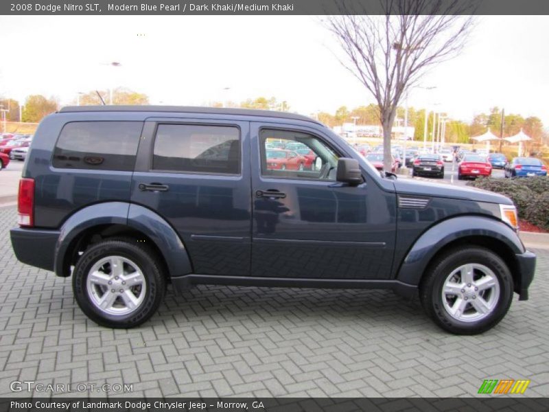 Modern Blue Pearl / Dark Khaki/Medium Khaki 2008 Dodge Nitro SLT