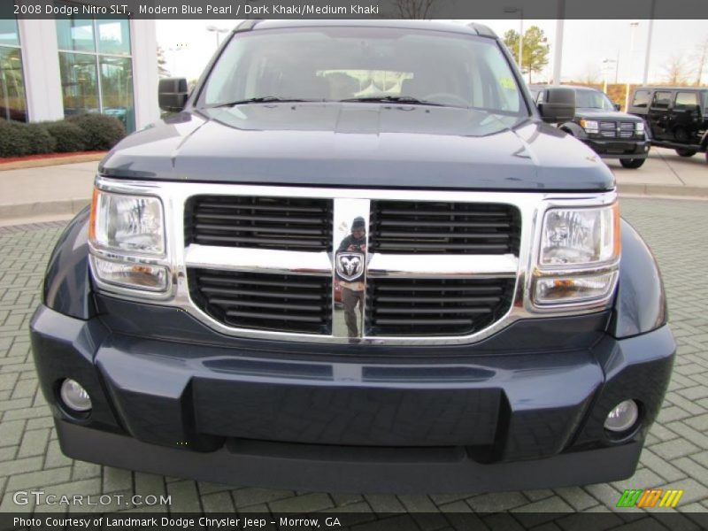 Modern Blue Pearl / Dark Khaki/Medium Khaki 2008 Dodge Nitro SLT