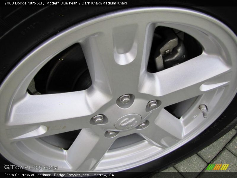 Modern Blue Pearl / Dark Khaki/Medium Khaki 2008 Dodge Nitro SLT