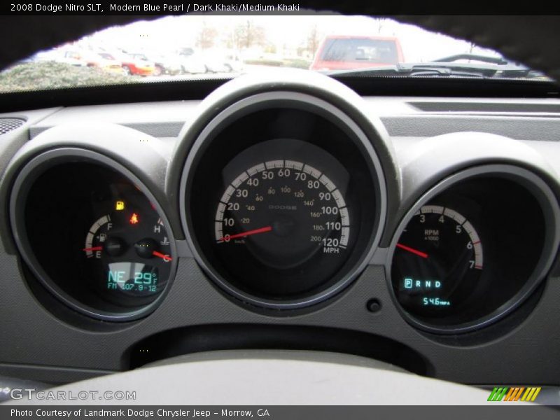 Modern Blue Pearl / Dark Khaki/Medium Khaki 2008 Dodge Nitro SLT