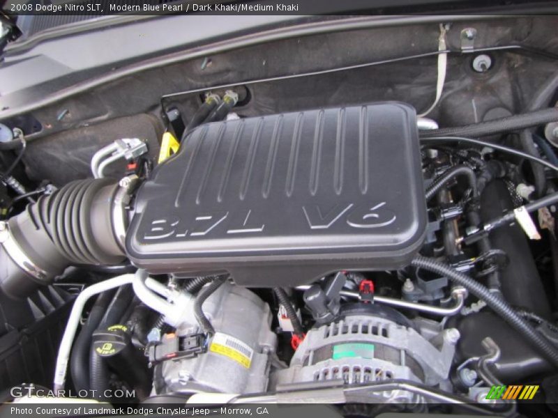 Modern Blue Pearl / Dark Khaki/Medium Khaki 2008 Dodge Nitro SLT