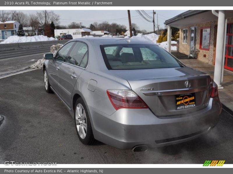 Platinum Frost Metallic / Parchment 2010 Acura RL Technology
