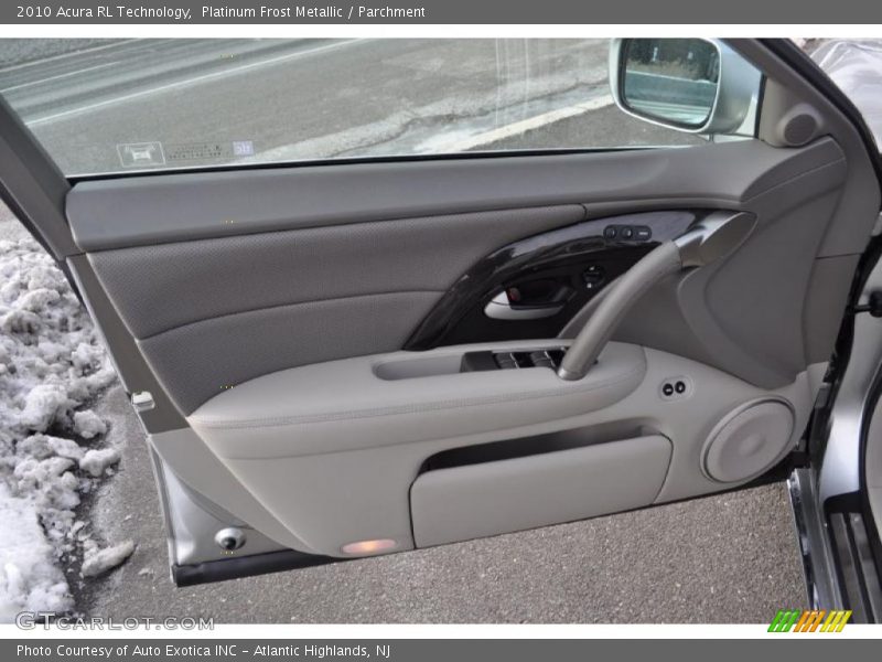 Platinum Frost Metallic / Parchment 2010 Acura RL Technology