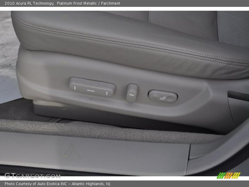 Platinum Frost Metallic / Parchment 2010 Acura RL Technology
