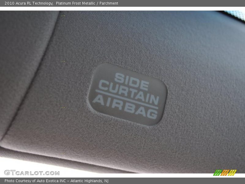 Platinum Frost Metallic / Parchment 2010 Acura RL Technology
