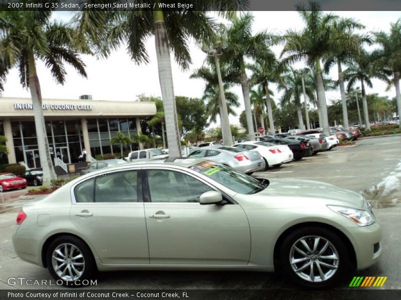 Serengeti Sand Metallic / Wheat Beige 2007 Infiniti G 35 Sedan