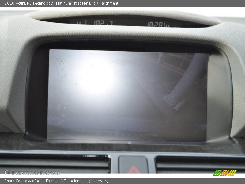 Platinum Frost Metallic / Parchment 2010 Acura RL Technology