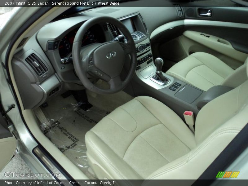 Serengeti Sand Metallic / Wheat Beige 2007 Infiniti G 35 Sedan