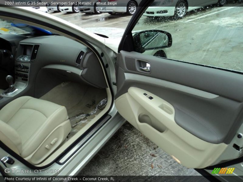 Serengeti Sand Metallic / Wheat Beige 2007 Infiniti G 35 Sedan