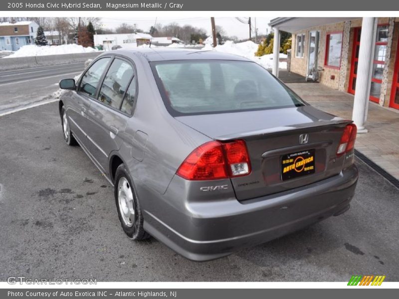 Magnesium Metallic / Gray 2005 Honda Civic Hybrid Sedan