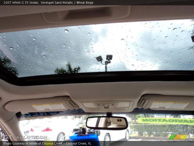 Serengeti Sand Metallic / Wheat Beige 2007 Infiniti G 35 Sedan