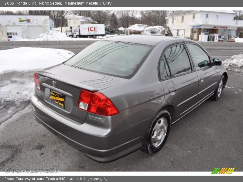 Magnesium Metallic / Gray 2005 Honda Civic Hybrid Sedan
