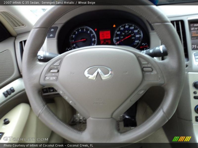 Serengeti Sand Metallic / Wheat Beige 2007 Infiniti G 35 Sedan