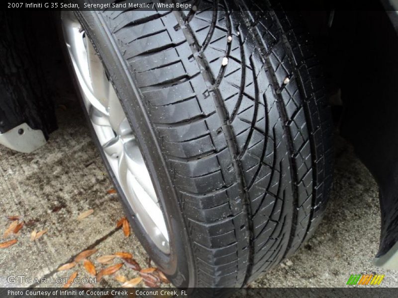 Serengeti Sand Metallic / Wheat Beige 2007 Infiniti G 35 Sedan