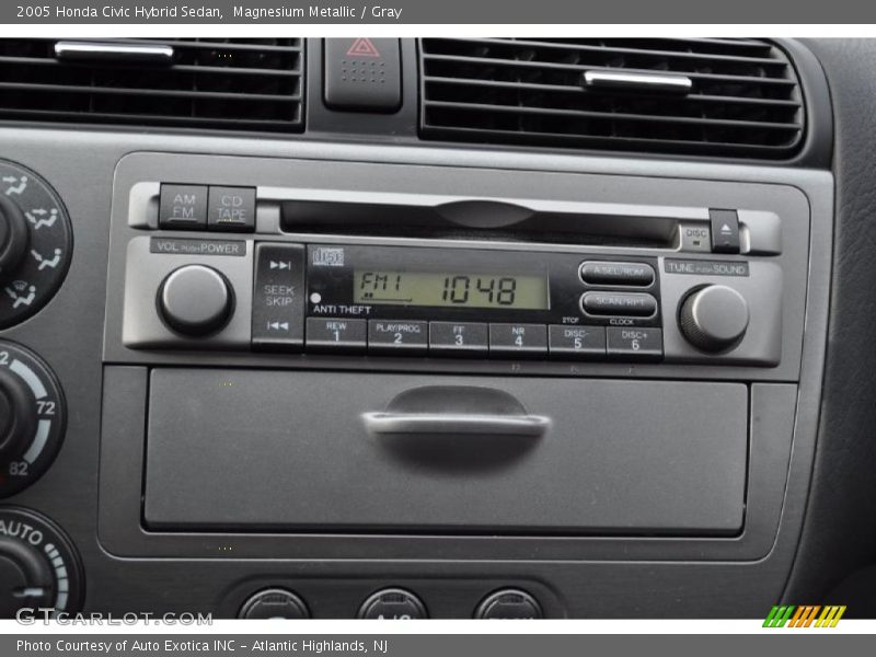 Magnesium Metallic / Gray 2005 Honda Civic Hybrid Sedan