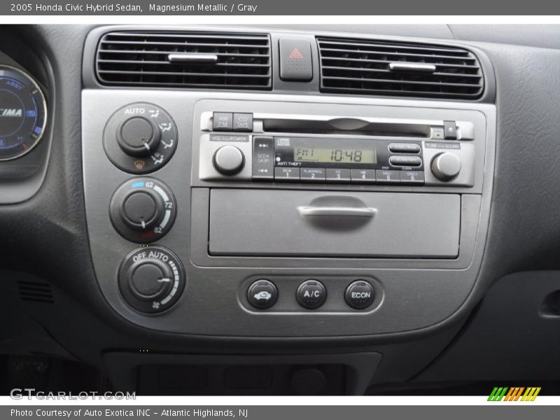 Magnesium Metallic / Gray 2005 Honda Civic Hybrid Sedan