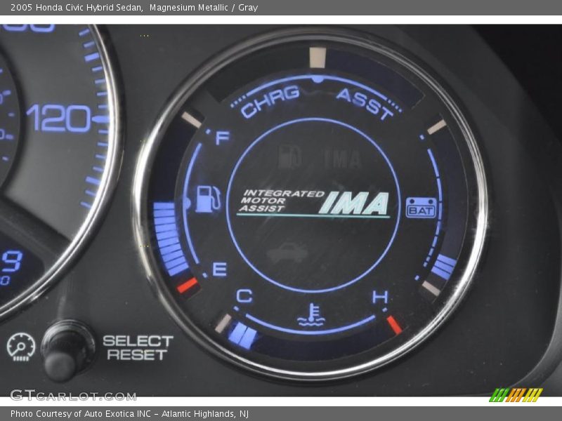 Magnesium Metallic / Gray 2005 Honda Civic Hybrid Sedan