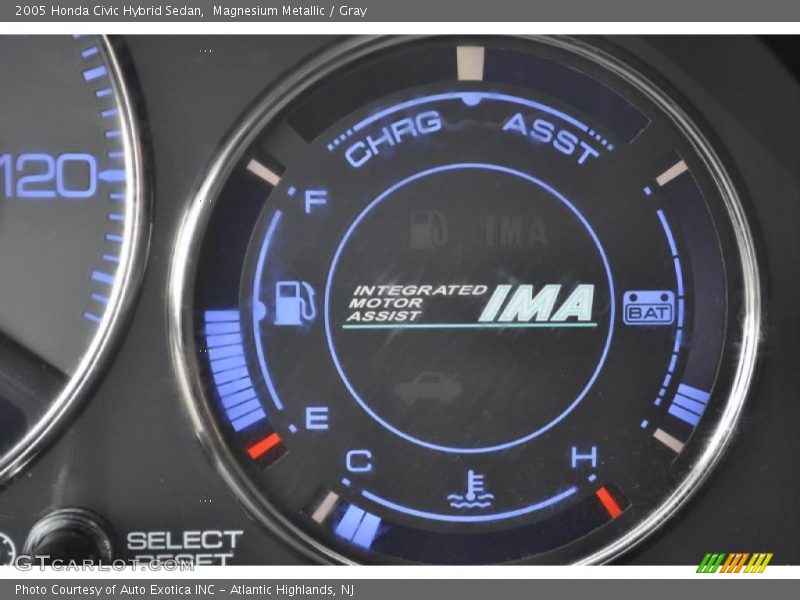 Magnesium Metallic / Gray 2005 Honda Civic Hybrid Sedan