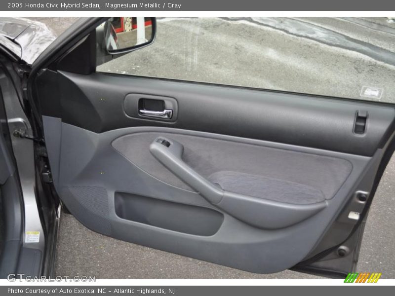 Magnesium Metallic / Gray 2005 Honda Civic Hybrid Sedan