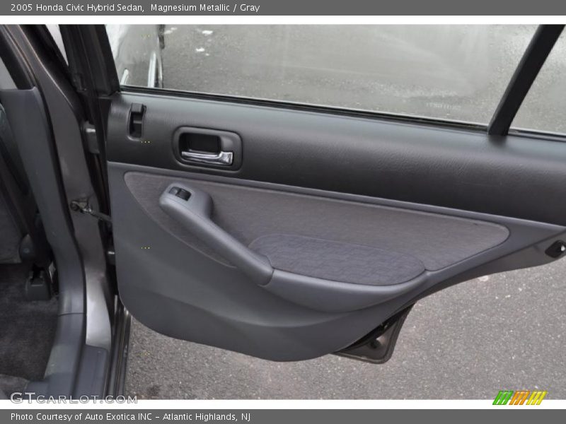 Magnesium Metallic / Gray 2005 Honda Civic Hybrid Sedan