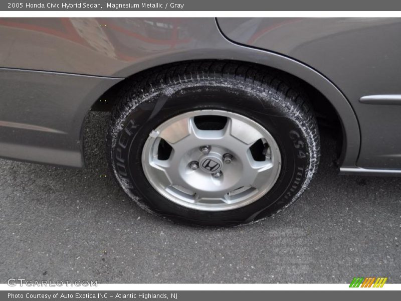 Magnesium Metallic / Gray 2005 Honda Civic Hybrid Sedan
