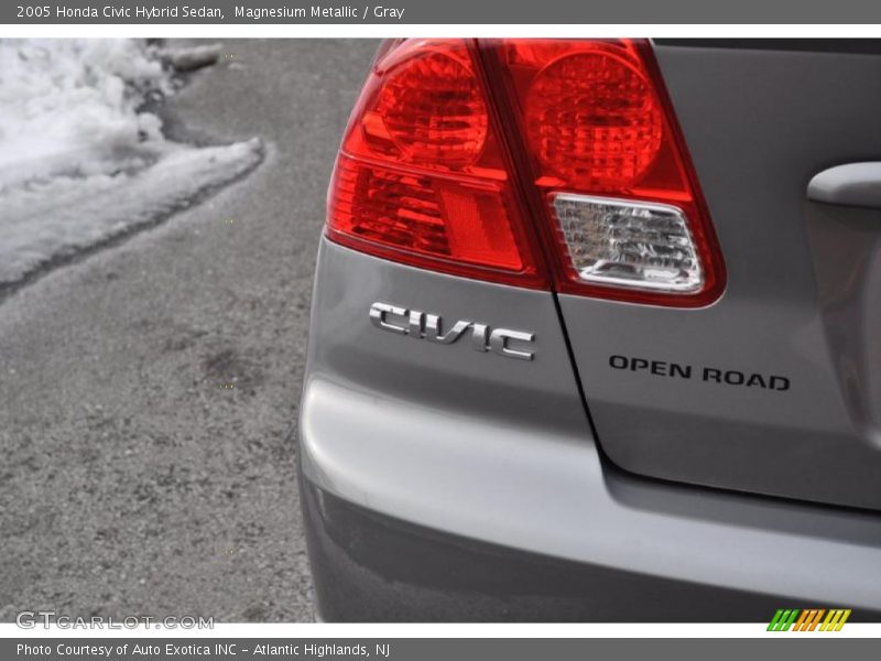 Magnesium Metallic / Gray 2005 Honda Civic Hybrid Sedan