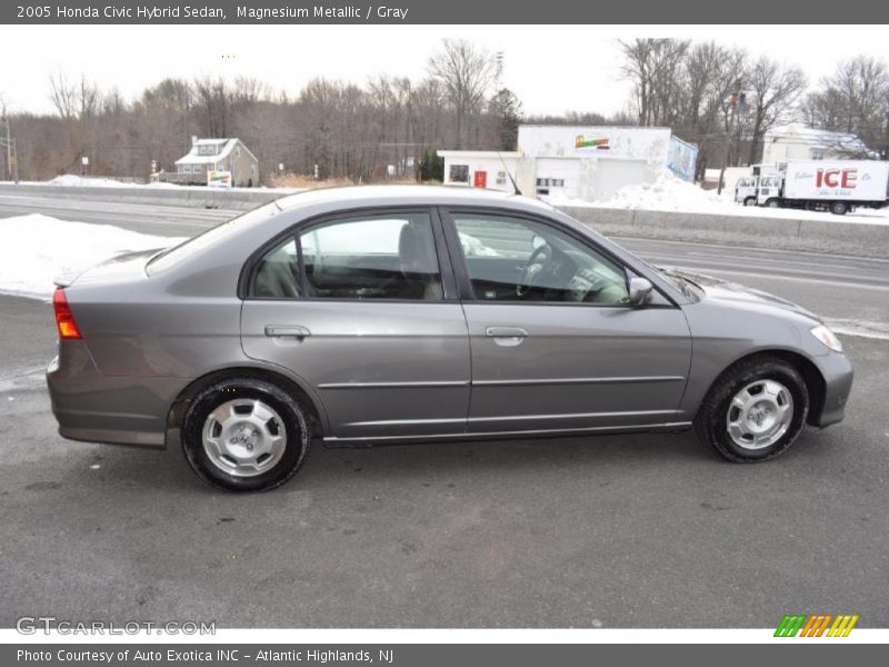 Magnesium Metallic / Gray 2005 Honda Civic Hybrid Sedan