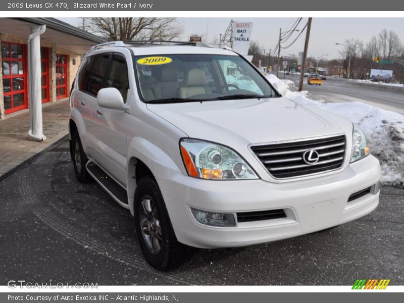 Blizzard White Pearl / Ivory 2009 Lexus GX 470