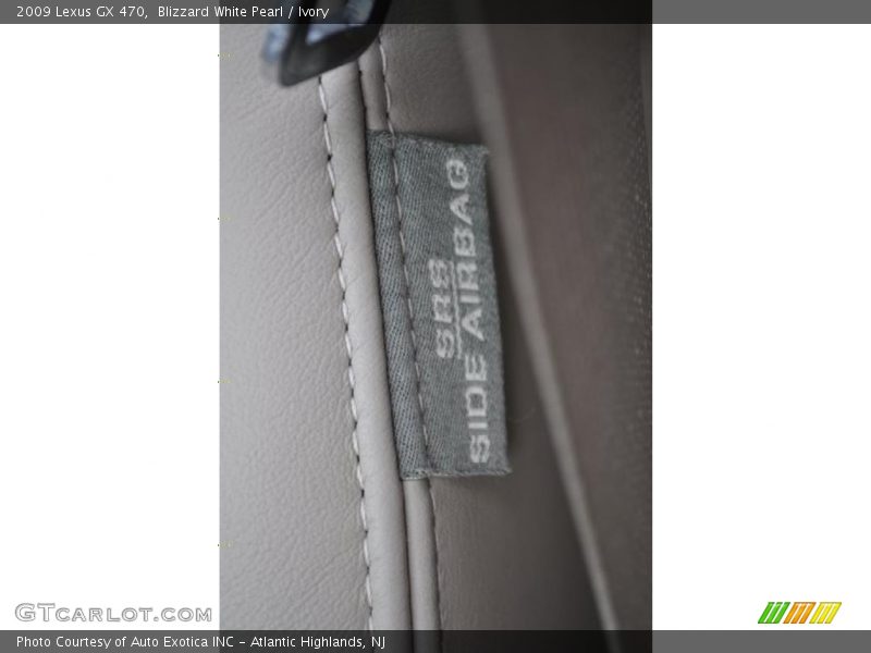 Blizzard White Pearl / Ivory 2009 Lexus GX 470