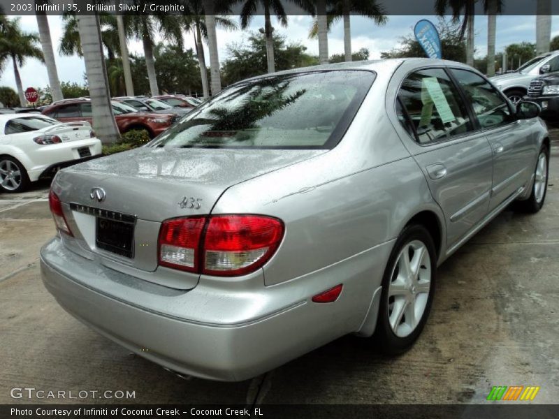 Brilliant Silver / Graphite 2003 Infiniti I 35