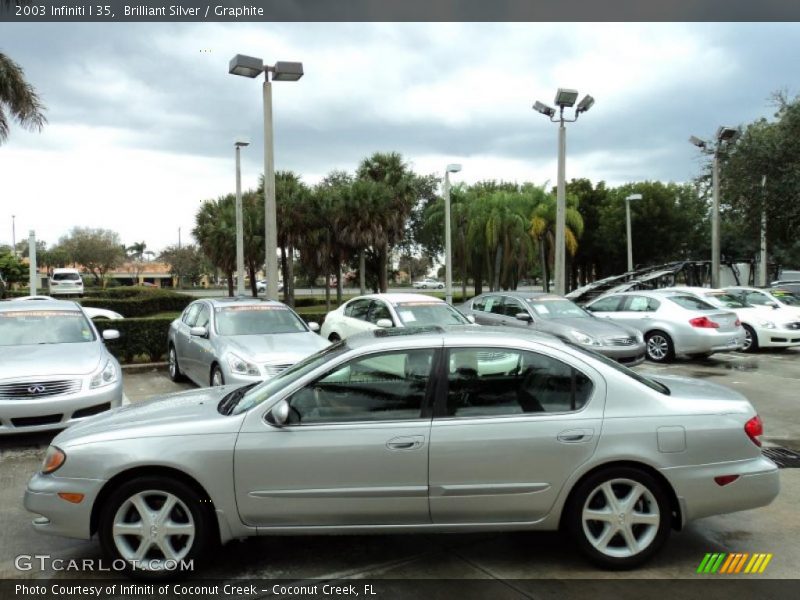 Brilliant Silver / Graphite 2003 Infiniti I 35