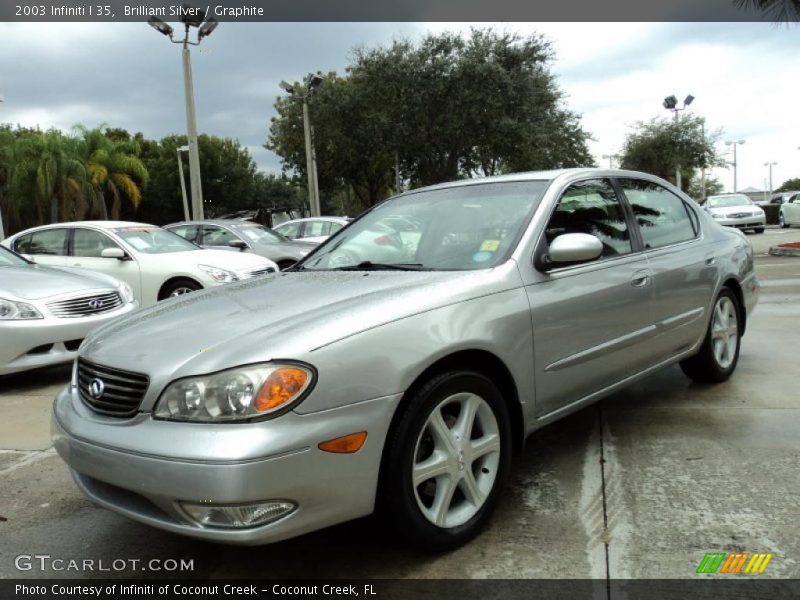 Brilliant Silver / Graphite 2003 Infiniti I 35