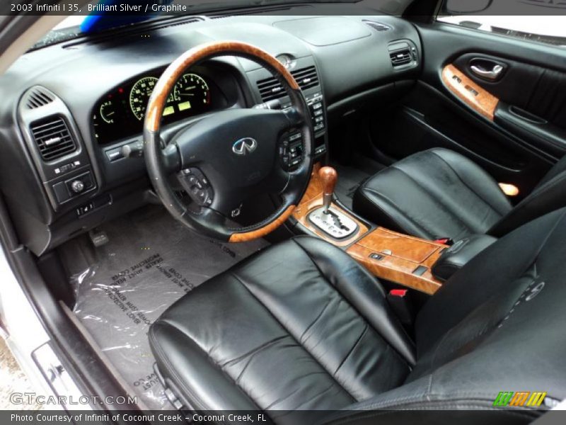 Brilliant Silver / Graphite 2003 Infiniti I 35