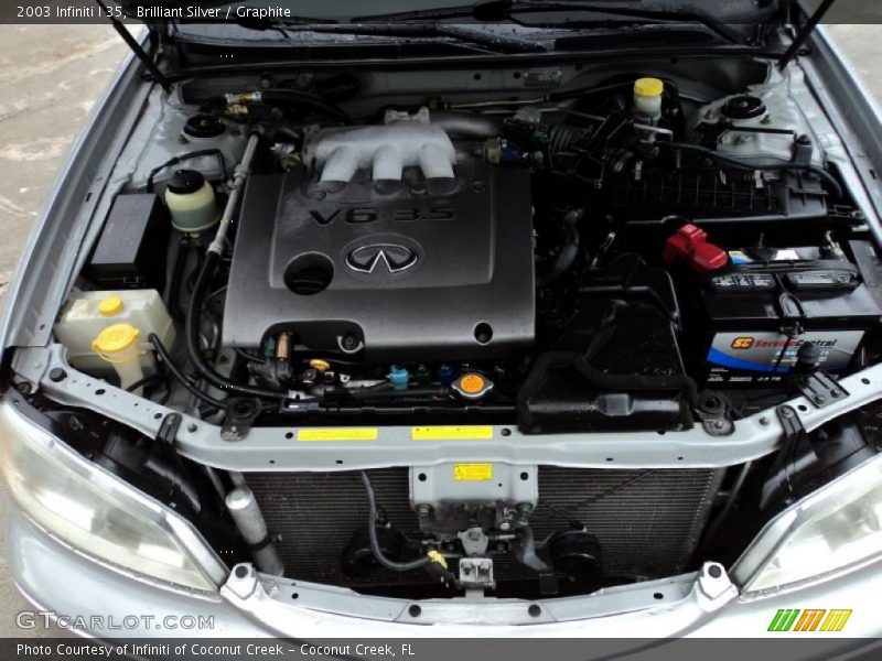 Brilliant Silver / Graphite 2003 Infiniti I 35