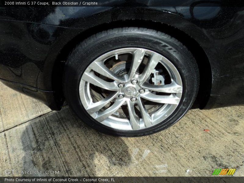Black Obsidian / Graphite 2008 Infiniti G 37 Coupe
