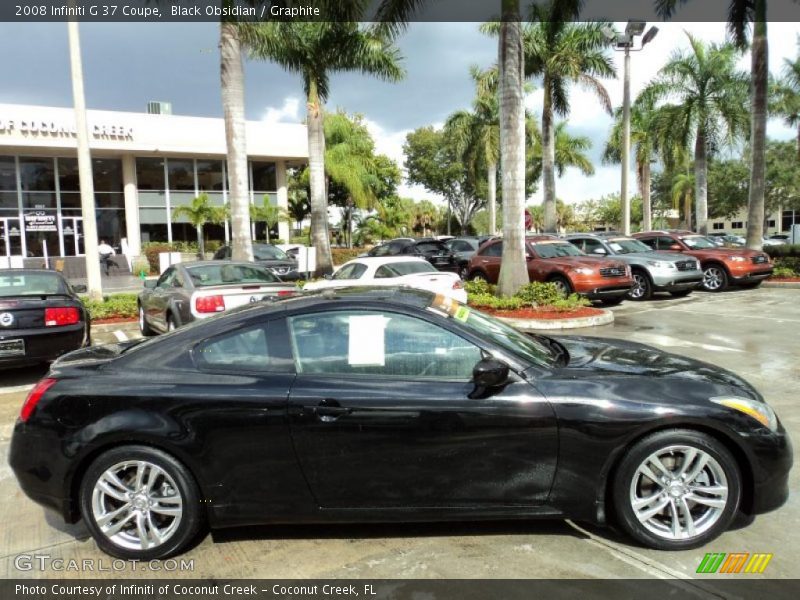 Black Obsidian / Graphite 2008 Infiniti G 37 Coupe