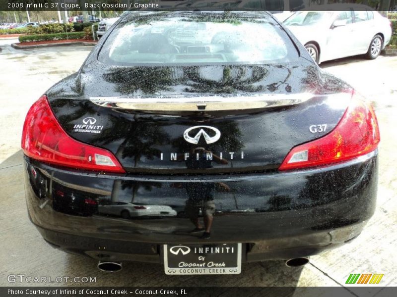 Black Obsidian / Graphite 2008 Infiniti G 37 Coupe