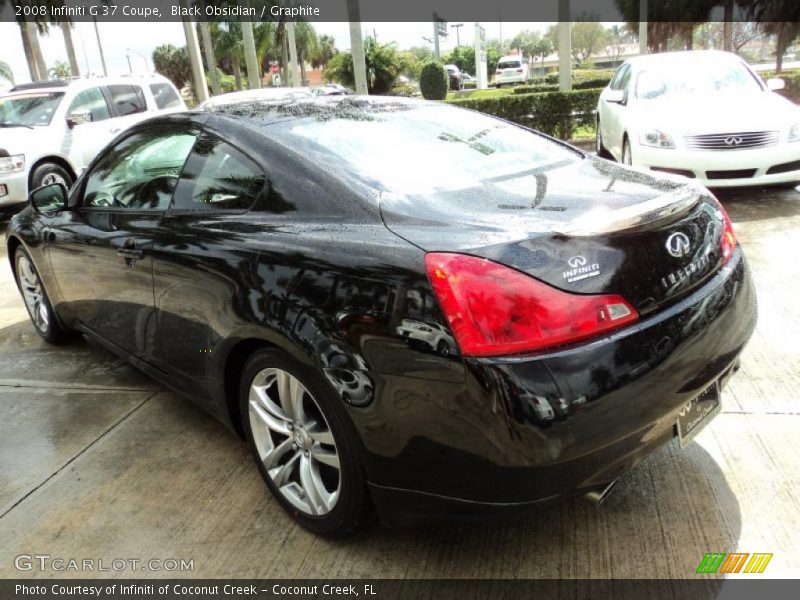 Black Obsidian / Graphite 2008 Infiniti G 37 Coupe