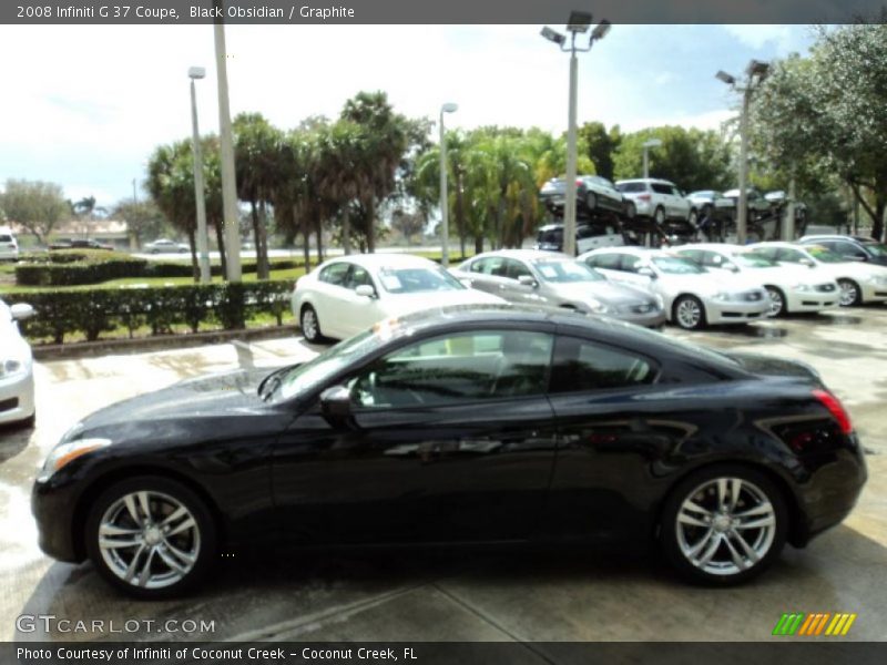 Black Obsidian / Graphite 2008 Infiniti G 37 Coupe