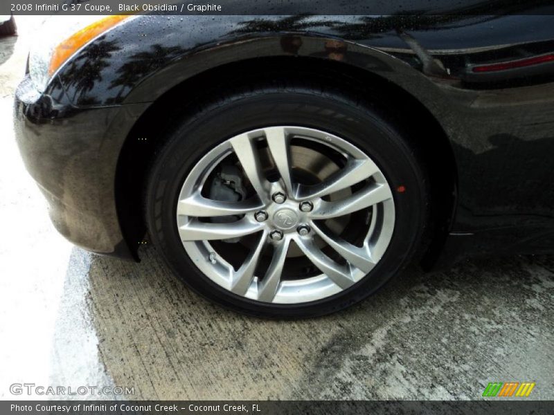 Black Obsidian / Graphite 2008 Infiniti G 37 Coupe