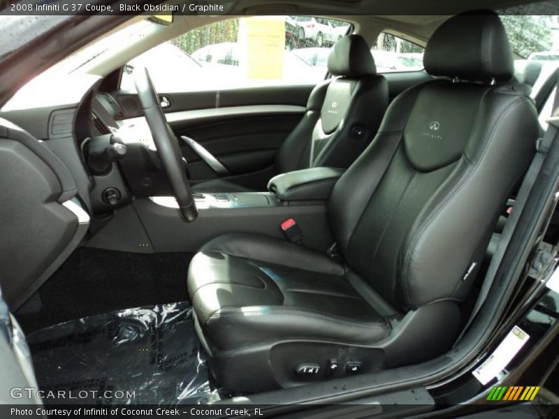  2008 G 37 Coupe Graphite Interior