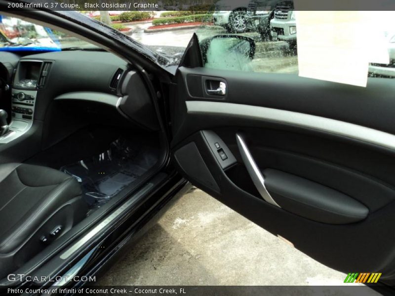 Black Obsidian / Graphite 2008 Infiniti G 37 Coupe