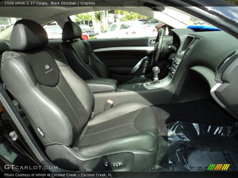  2008 G 37 Coupe Graphite Interior